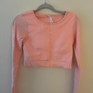 Lululemon Ribbed Cropped Longsleeve